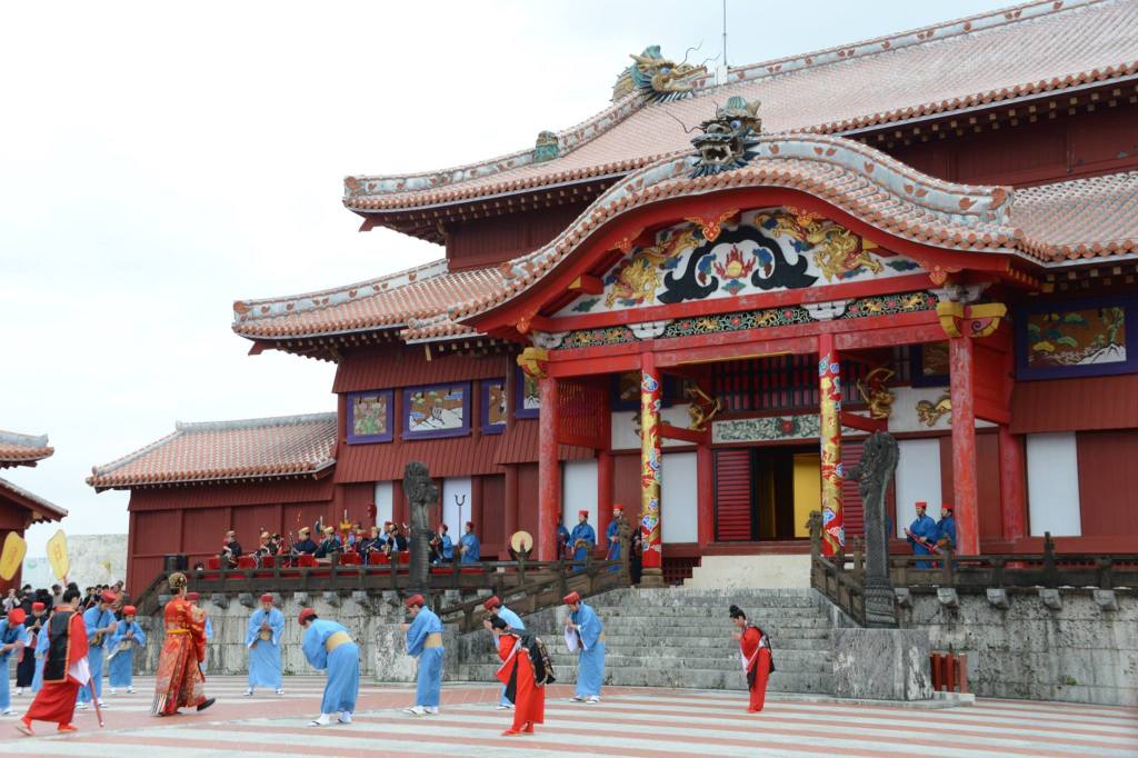 Ano novo no Shuri-jō