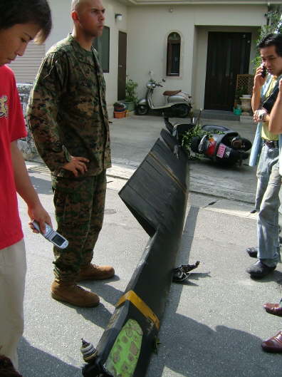 crash14 marine protegendo peca