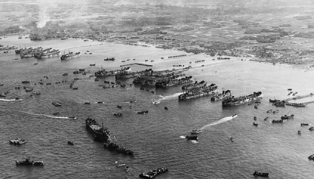 A invasão de Okinawa pelo exército norte-americano: monumentos